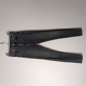 Zara Faded Black Skinny Jeans Size 6